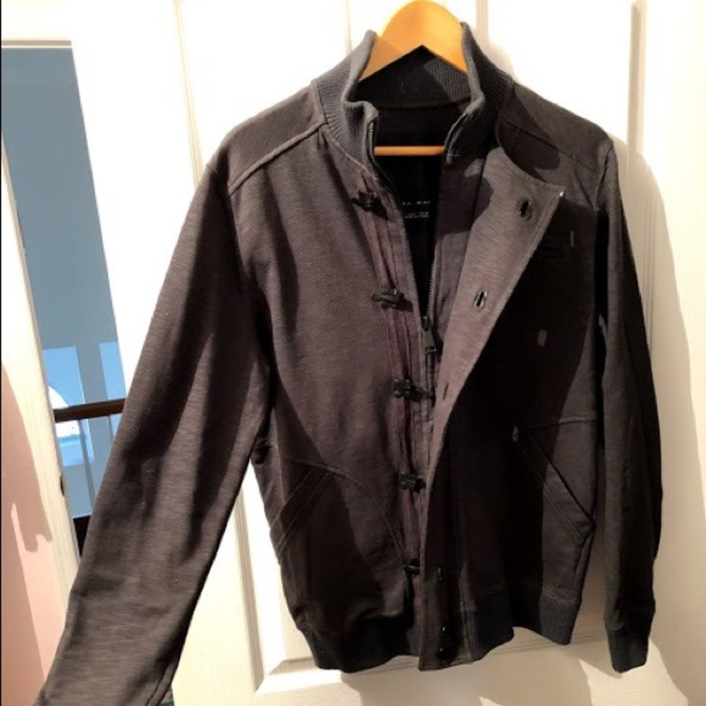 ZARA Sweater with Snap Buckle Buttons
